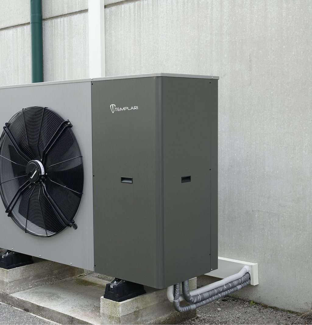 Kita Air udedel: lamelbatteriet, hvor der dannes rim om vinteren