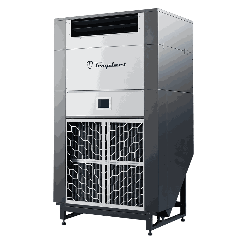 Kita Air gulvenhed med luftfilter og centrifugalventilator