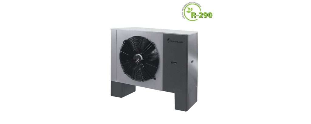 Pompa di calore aria-acqua a propano R290 Templari