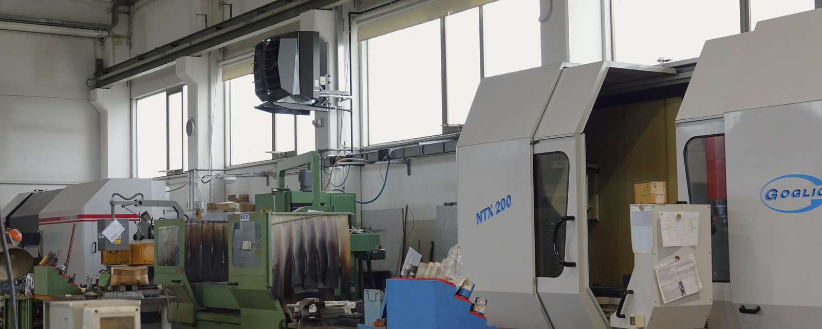 Unità interna Kita Air in un'officina meccanica