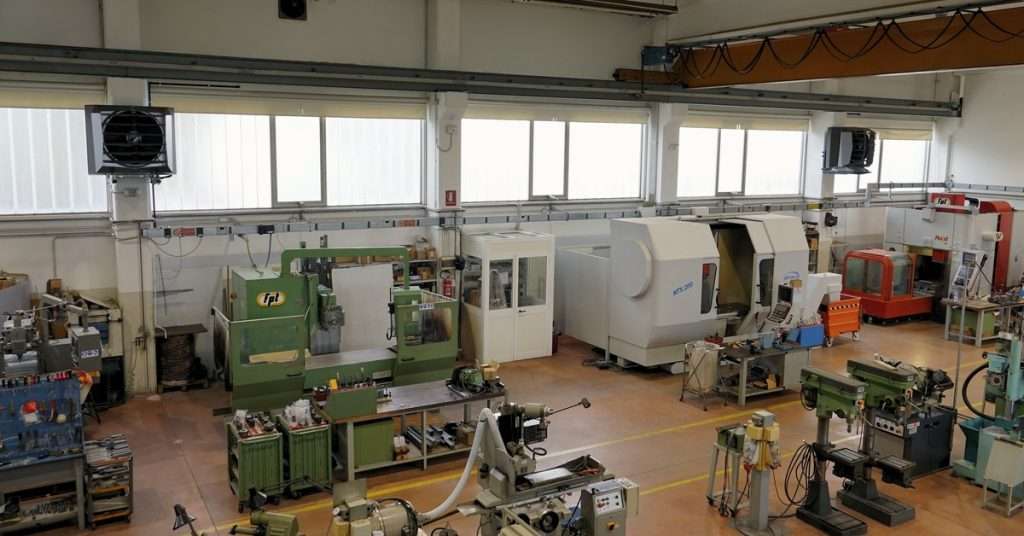 Kita Air installata in un opificio meccanico